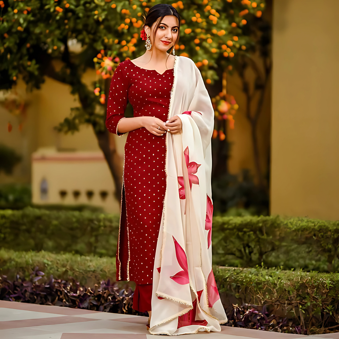 Raspberry Suit Set
