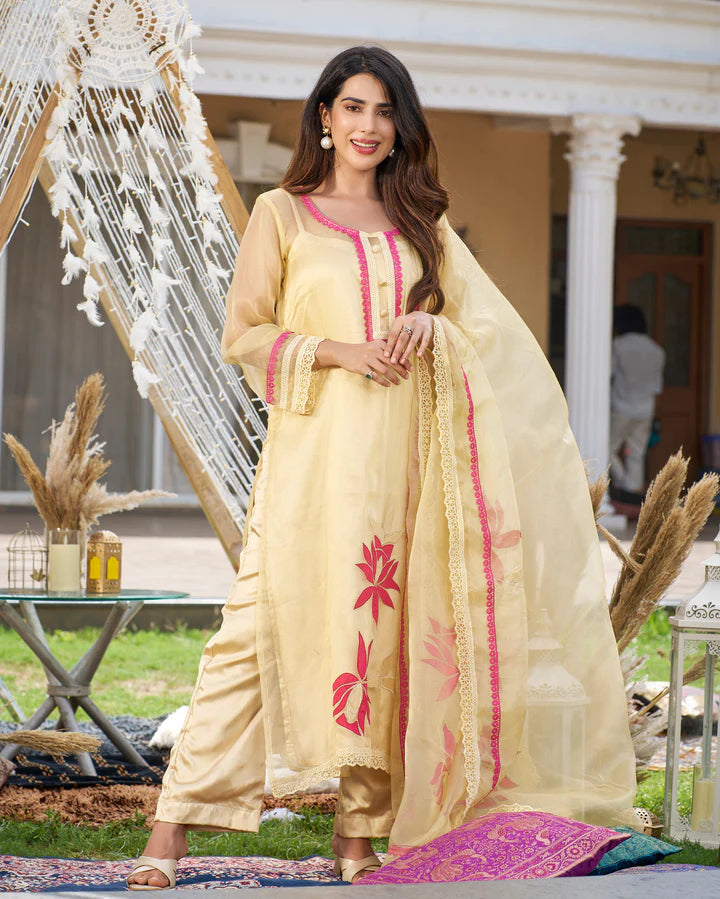 Yami Organza Kurta Set