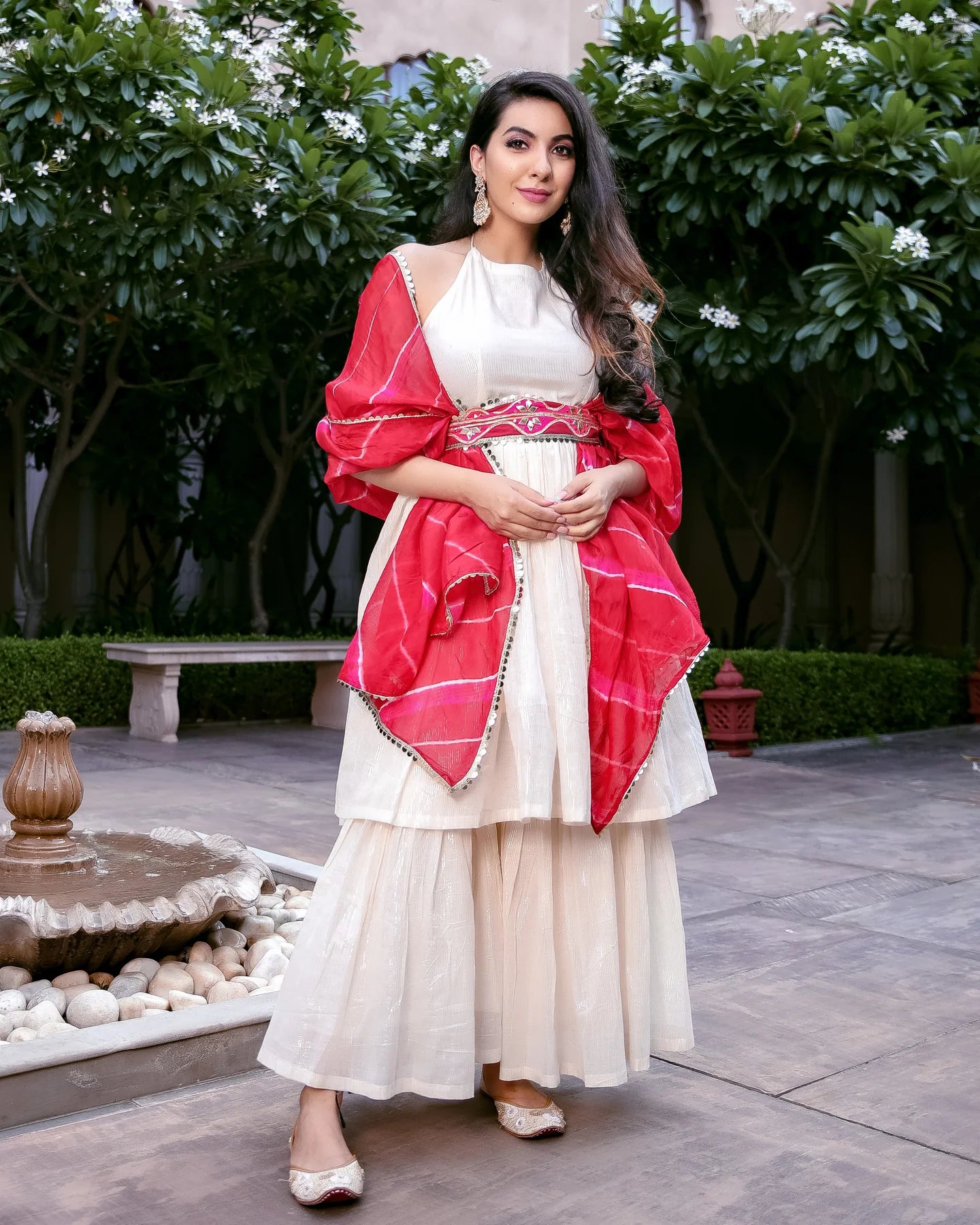 Pearl Leheriya Sharara Set
