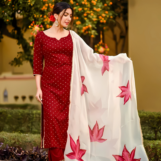 Raspberry Suit Set