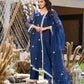 Raffia Embroidered Kurta Set