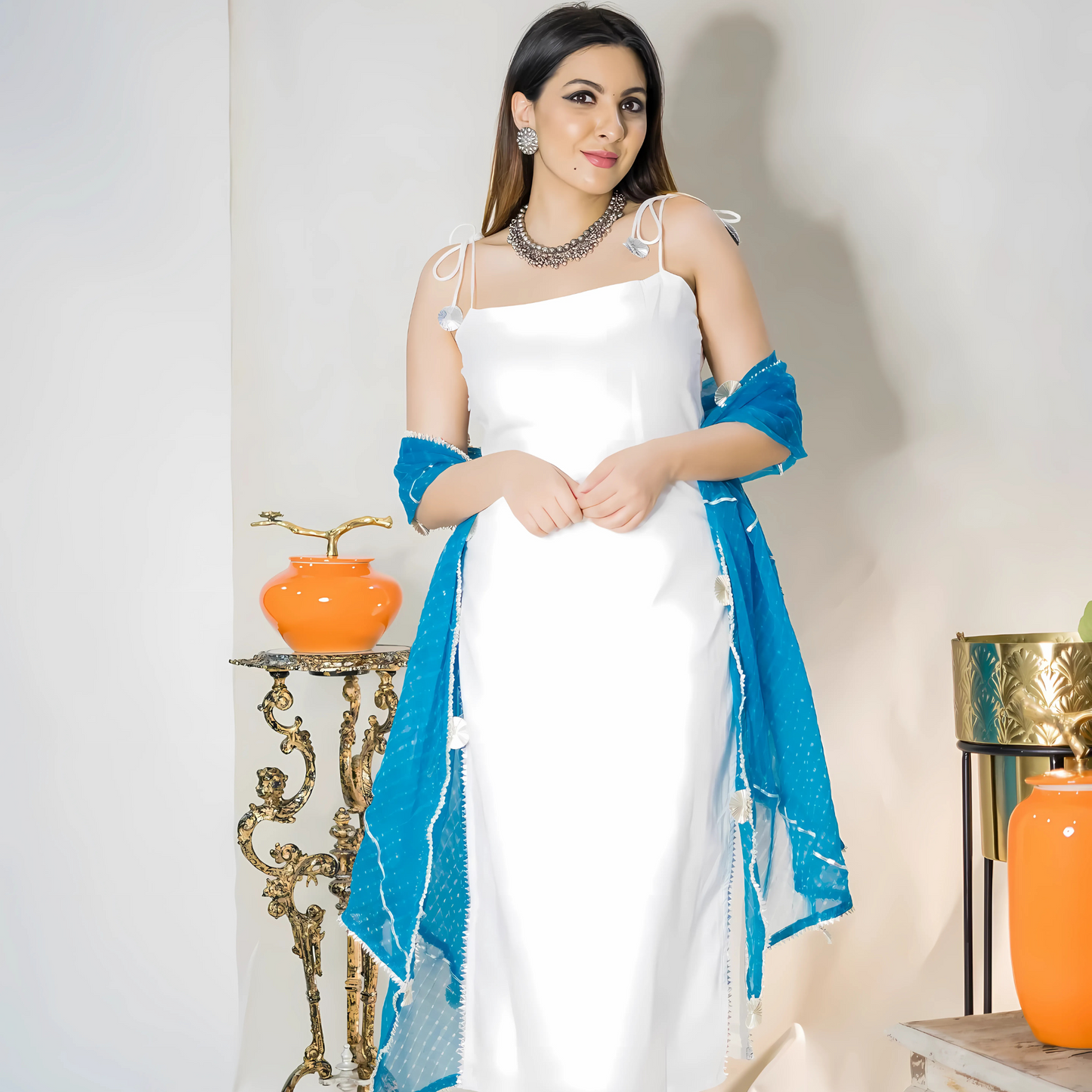 Malibu Leheriya Suit Set