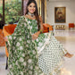Green Butterfly Sharara Set