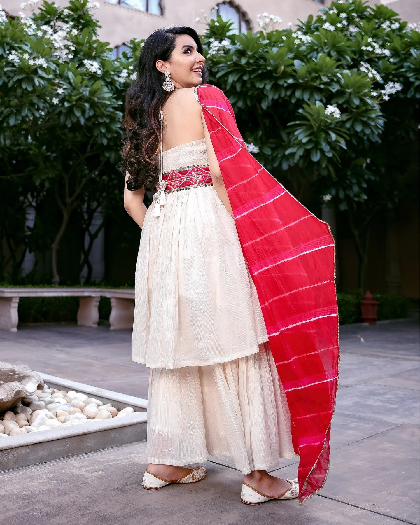 Pearl Leheriya Sharara Set