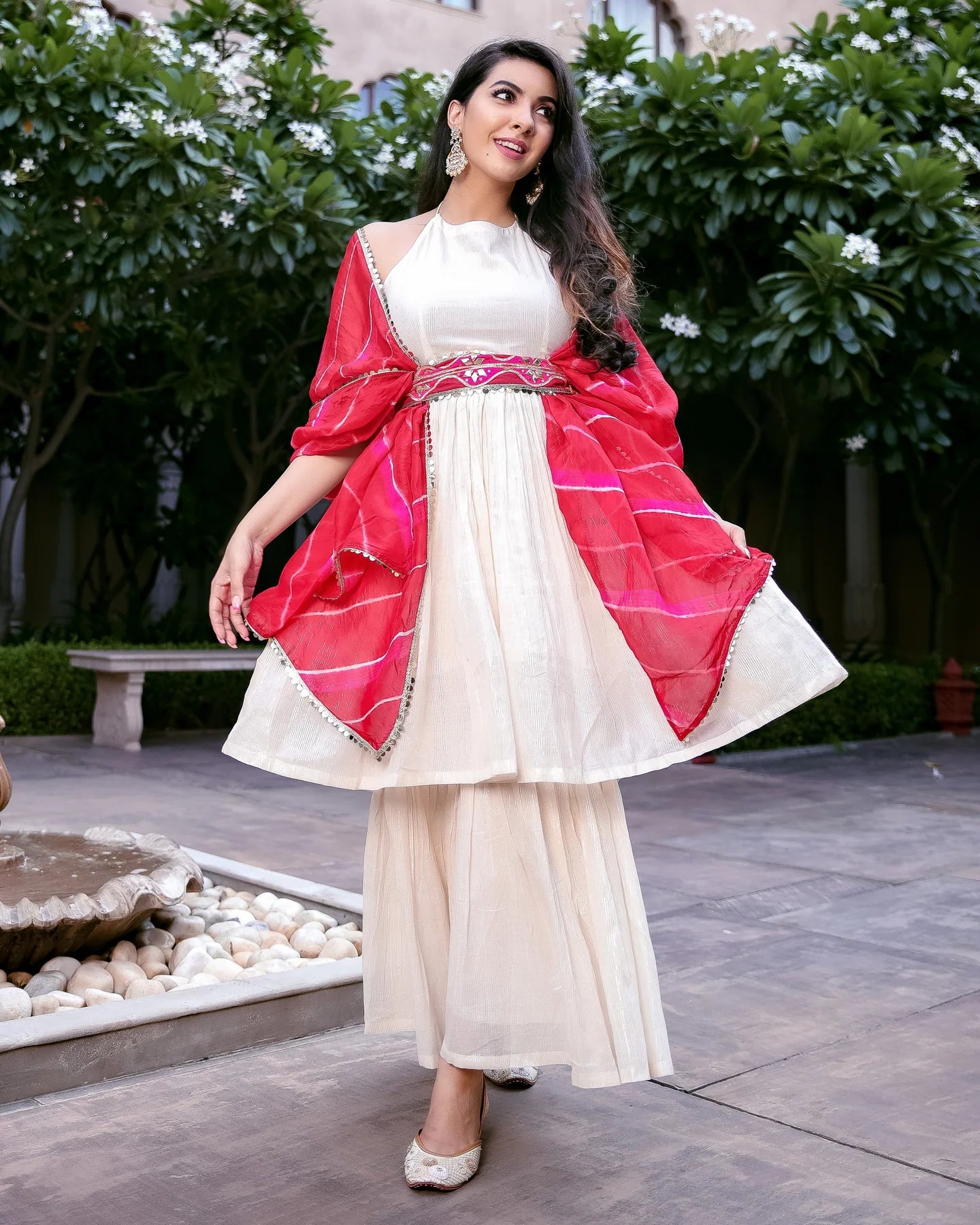 Pearl Leheriya Sharara Set