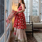 Red Finch Sharara Set