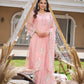 Applique Organza Kurta Set